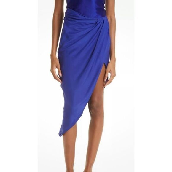 Gauge81 Paita Ultramarine Silk Asymmetrical Wrap Skirt NWOT Size XS - Picture 1 of 5